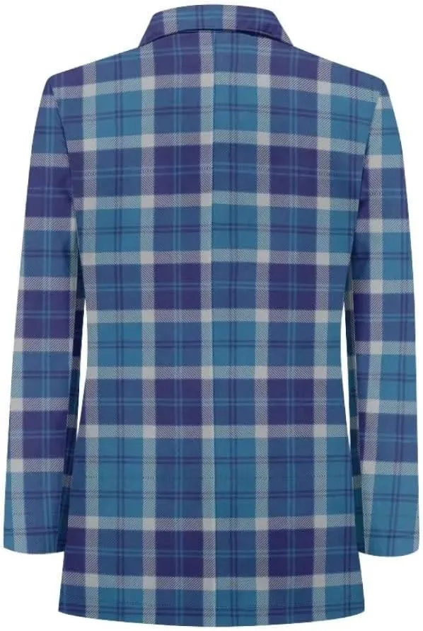 Men's Cozy One Button Suit Long Sleeve Blazer Jackets with Pockets Lightweight Knit Sport Coat for Business,Party
