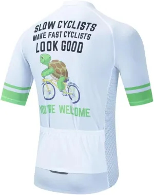Men's Cycling Jersey Polyester Black Cycling Clothing Bike Jersey Short Sleeve Bike Shirts