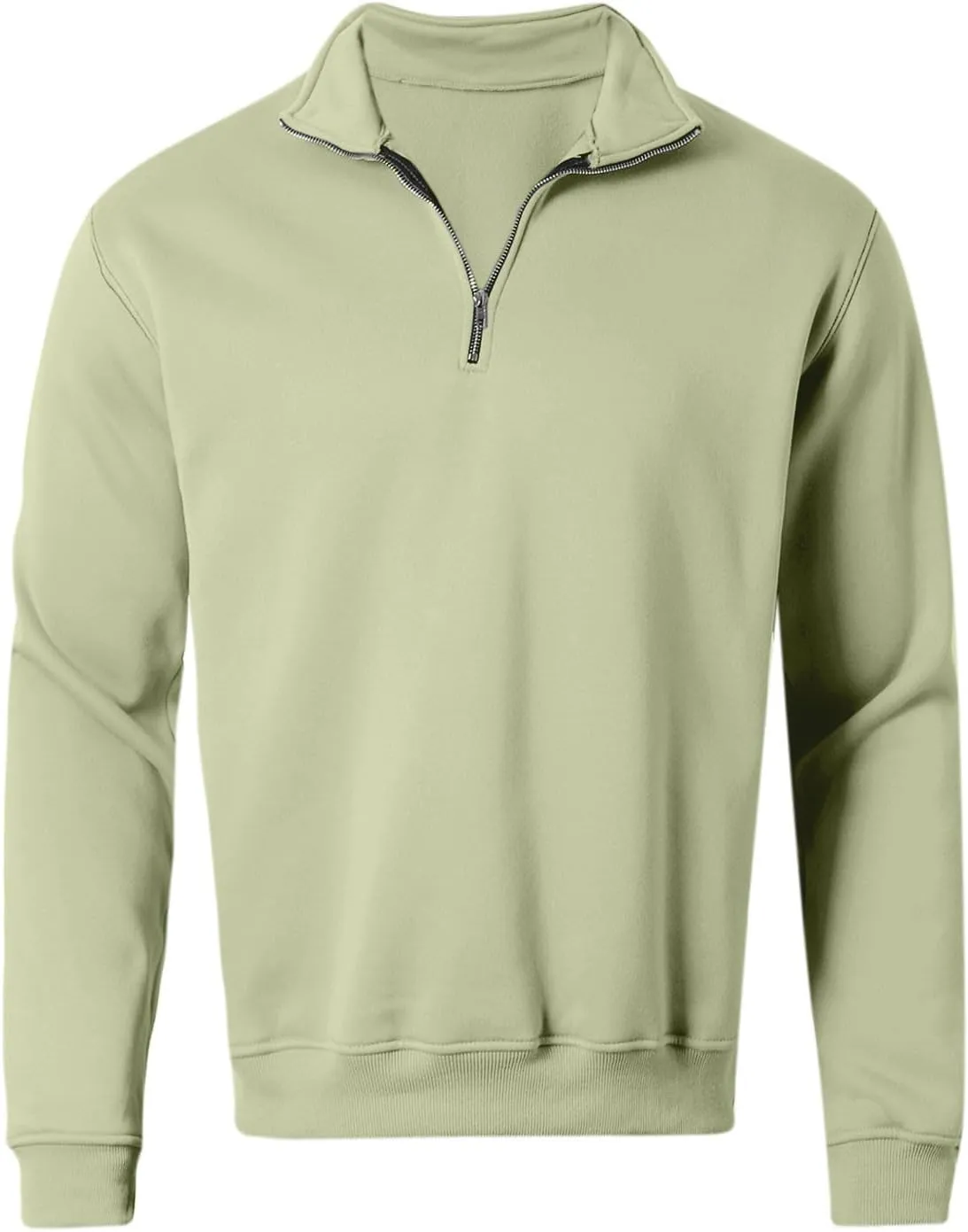 Men's Half Zip Sweatshirt Stand Neck Slim Fit Long Sleeve Sports Sweatshirts Soft And Warm Cool Style Pullover Shirt