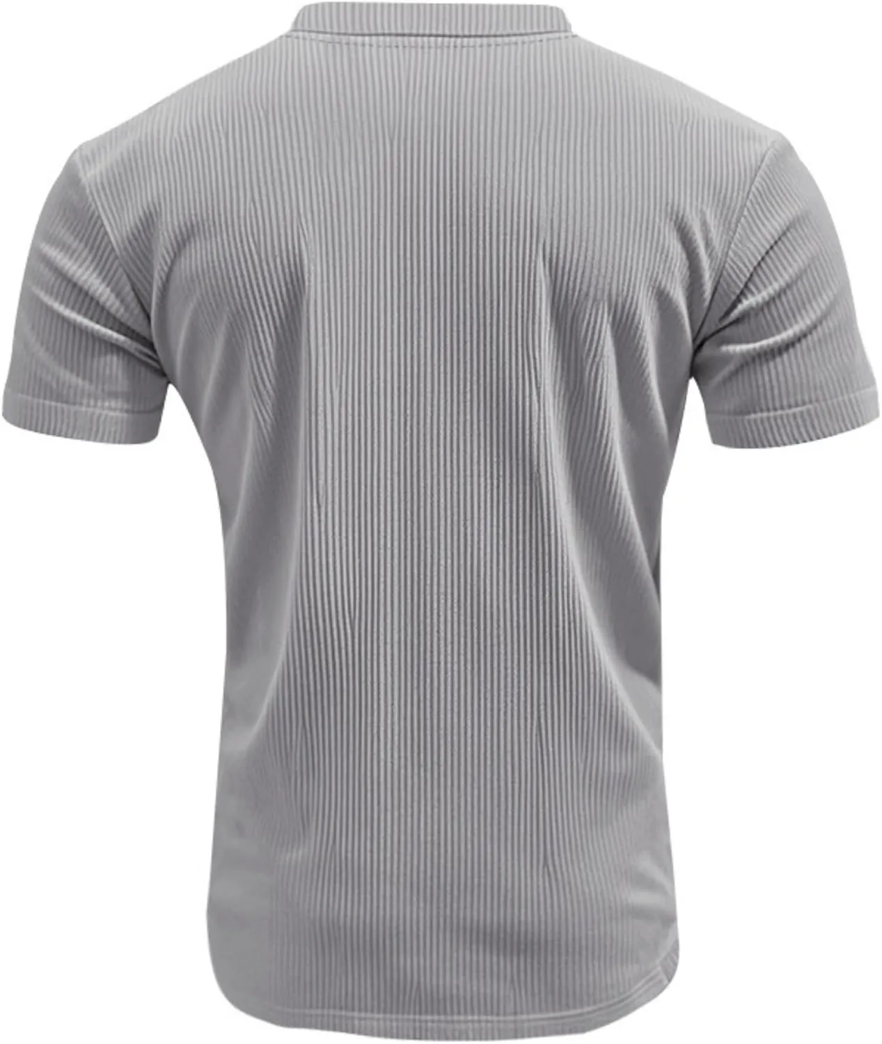 Men's Linen Henley Shirts Casual Short Sleeve V Neck Blouses Tops 2025 Summer Beach Hippie Shirts with Pocket