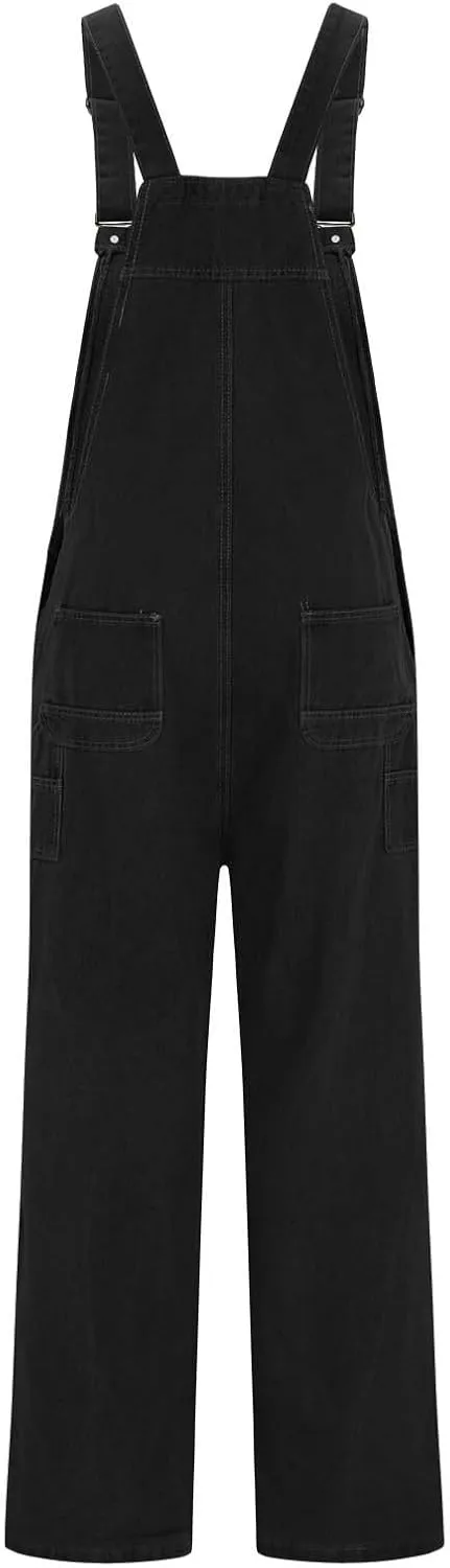 Mens Pants Coveralls Pants Romper for Man Denim Cargo Overall Western Fall Summer Pants 2025 Trendy