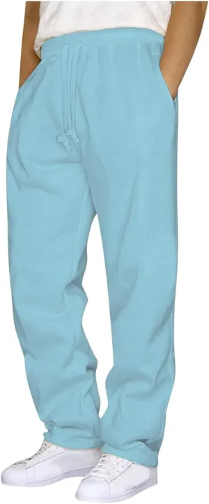 Men's Pants Elastic Waist Fashion Casual Regular Fit Pants for Men Trendy 2025 Spring Summer Vacation Sports Pants