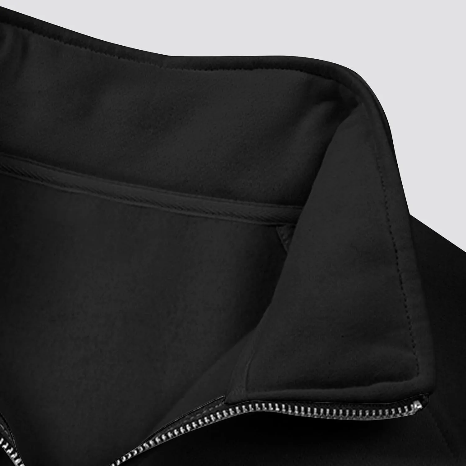 Men's Quarter Zip Pullover Fleece Lined Mock Neck Sweatshirts Oversized Golf Pullovers Warm Winter Outerwear