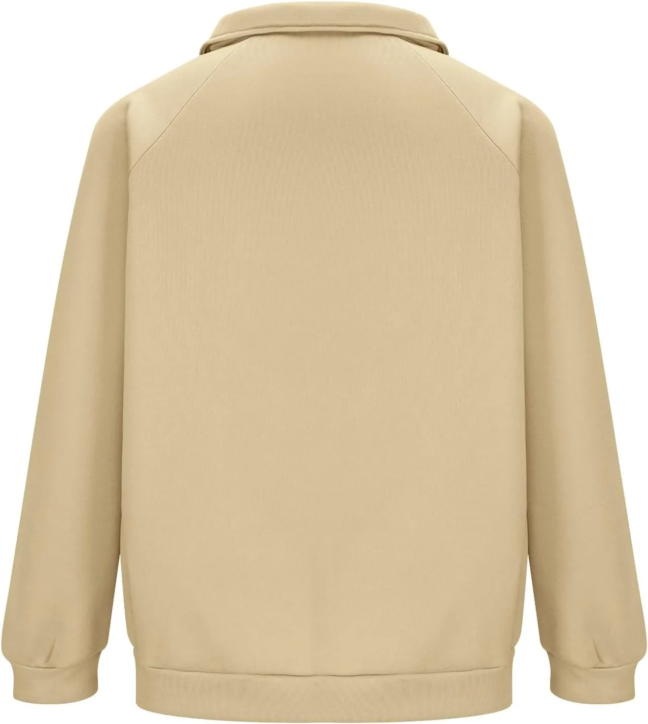 Men's Quarter Zip Pullover Fleece Lined Mock Neck Sweatshirts Oversized Golf Pullovers Warm Winter Outerwear