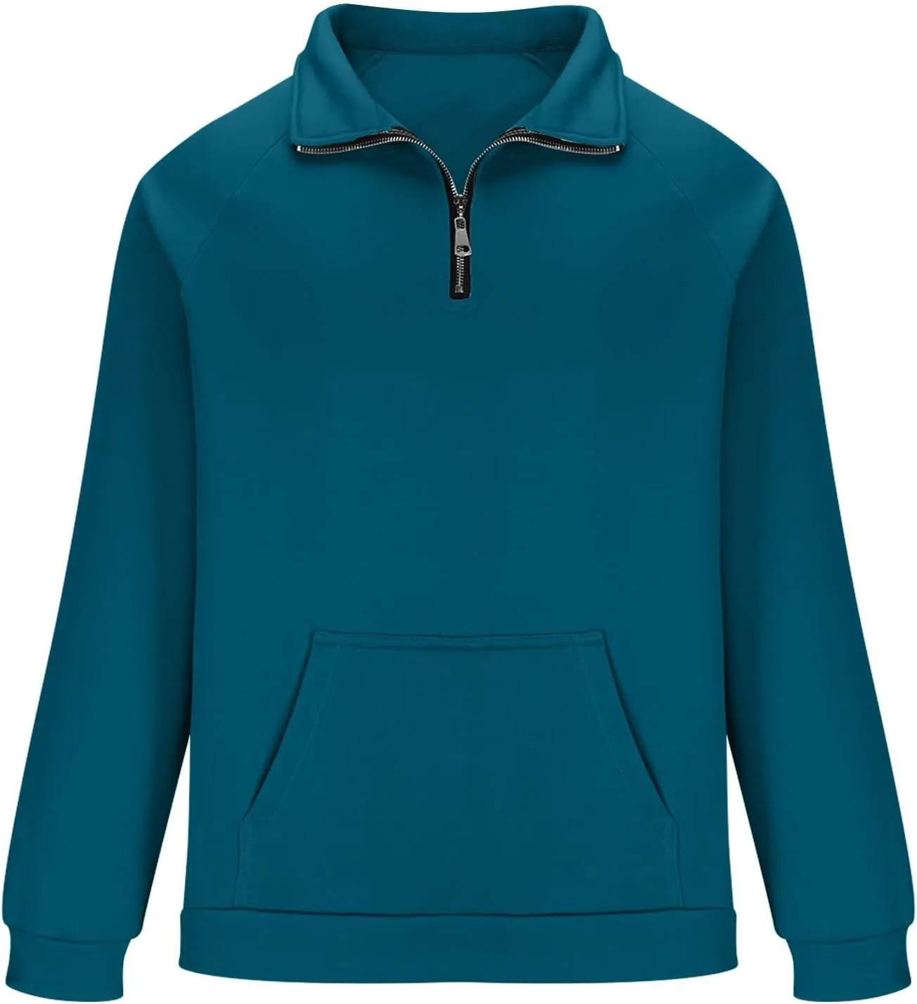 Men's Quarter Zip Pullover Fleece Lined Mock Neck Sweatshirts Oversized Golf Pullovers Warm Winter Outerwear