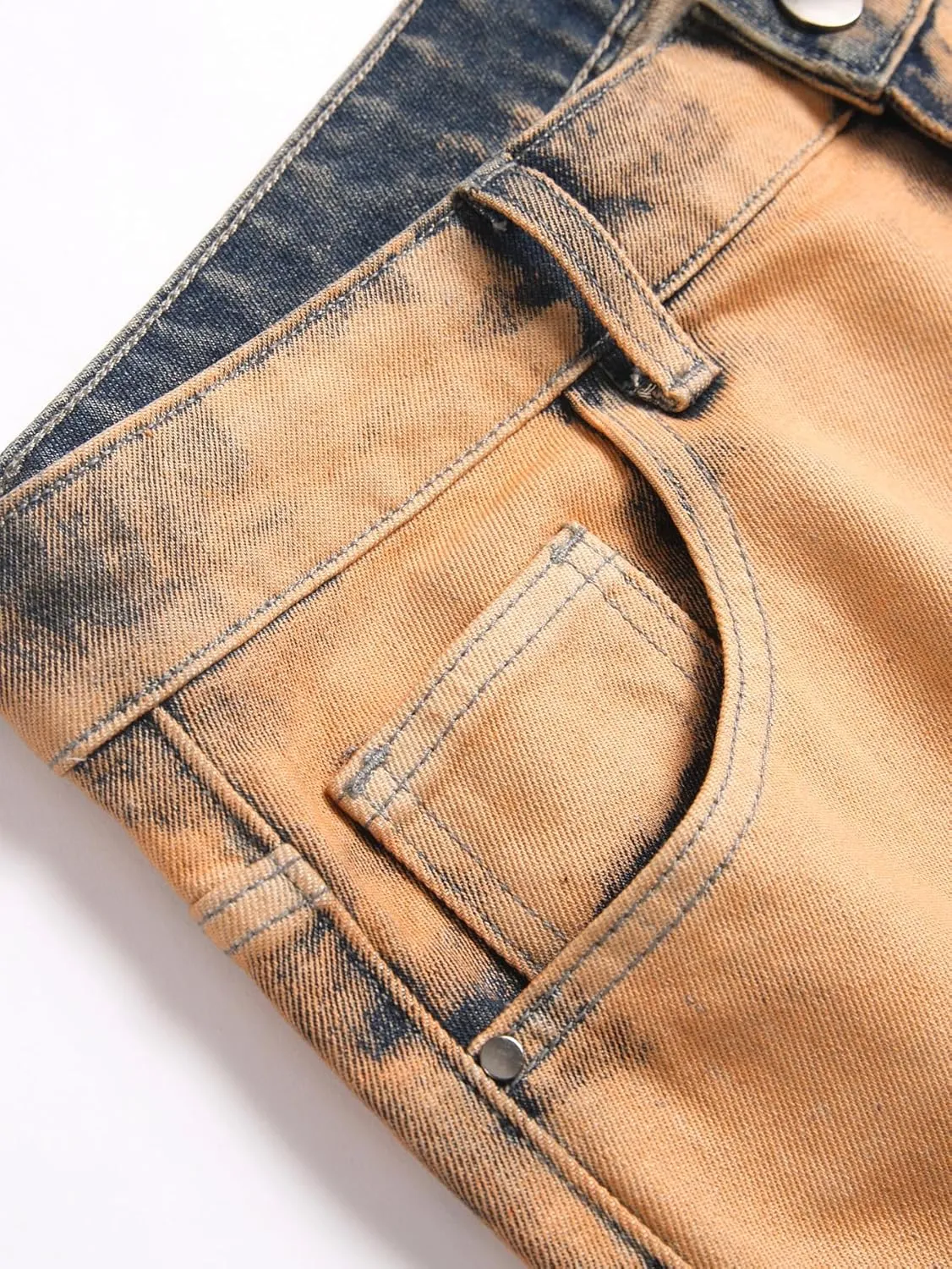 Men's Ripped Denim Shorts - Distressed Slim Fit Jean Shorts for Men, Casual Straight Fit Summer Ripped Shorts