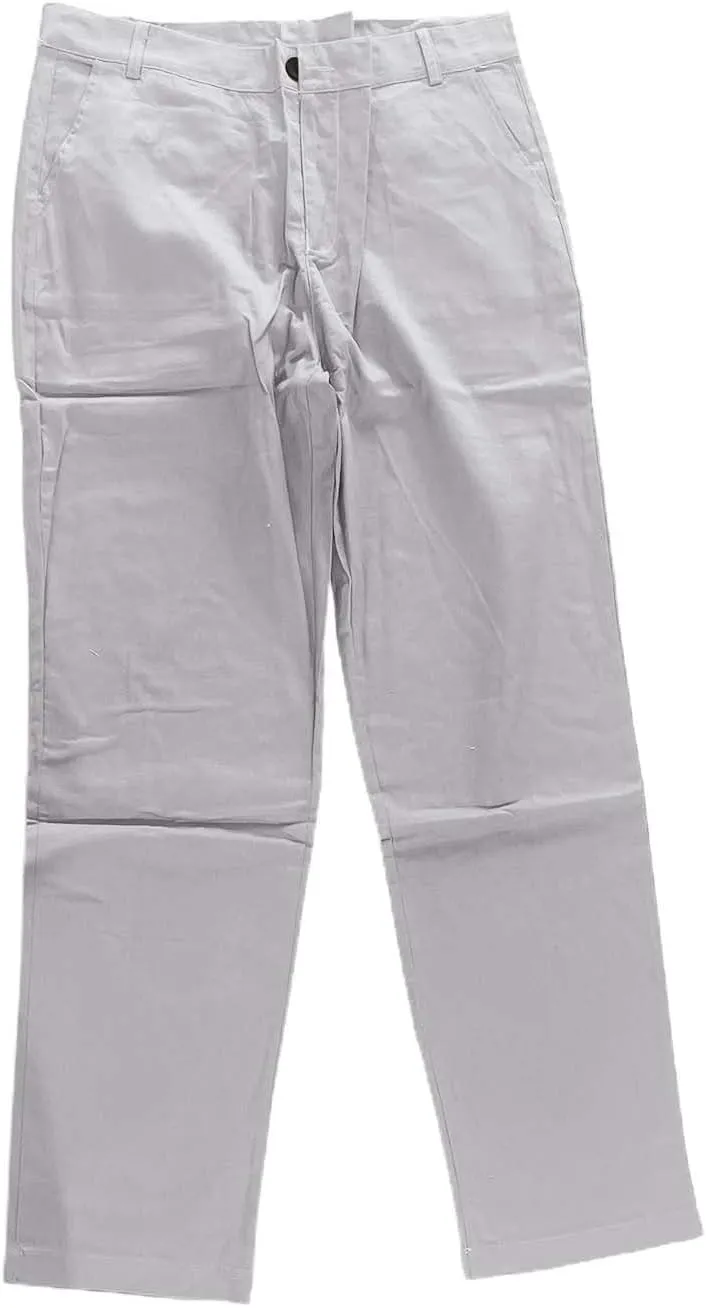 Mens Slim Fit Chino Pants Stretch Lightweight Business Suit Dress Pants Casual Wrinkle Free Quick Dry Work Trousers