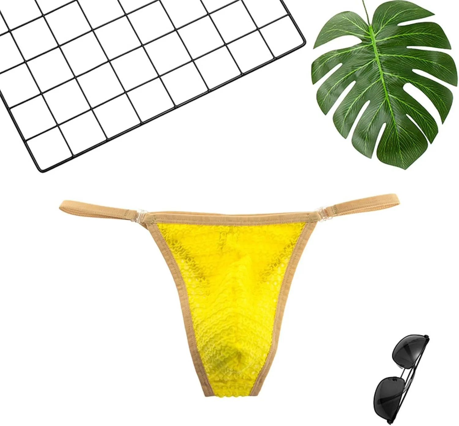 Mens String Bikini Briefs Underwear Low Rise Exotic Under Panties Men's Sexy Comfort Underwear