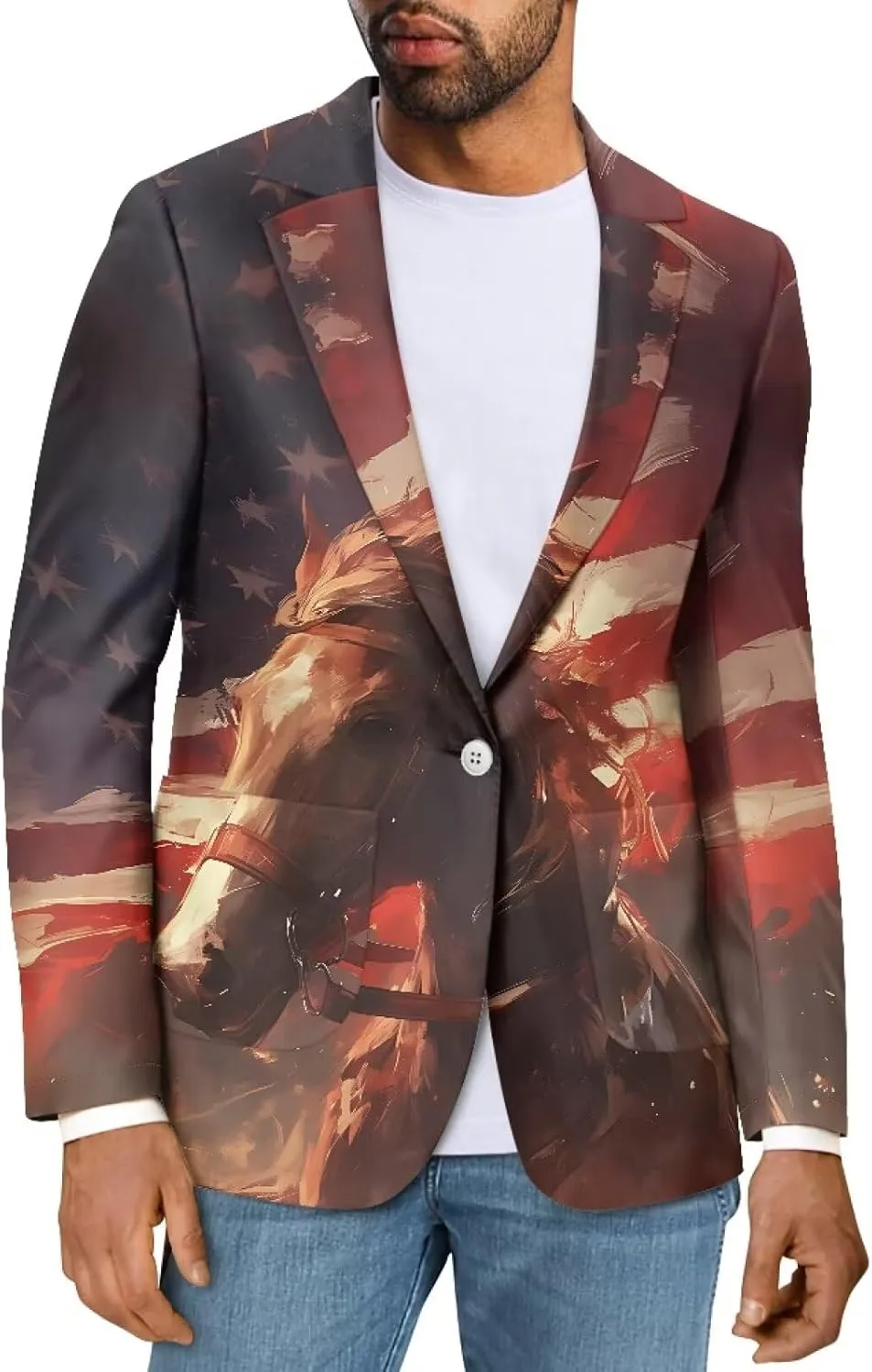 Men's Suit Jacket Fashion One Button Slim Fit Sport Coat Casual Knit Blazer Lightweight Mens Blazer Jacket XS-5XL