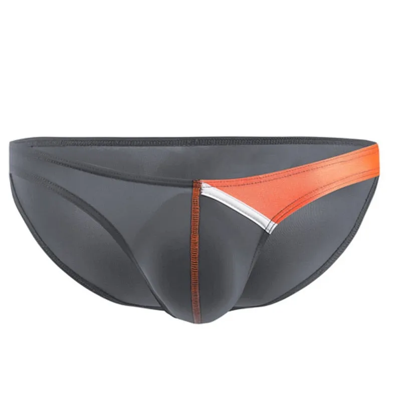 Men's Swimming U Convex Thin Ice Silk Low Waist Short