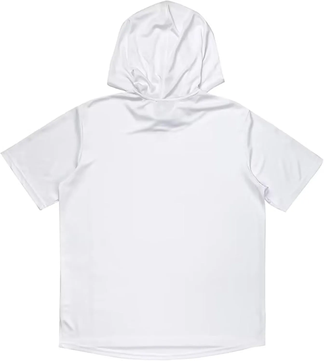 Mens T Shirt Summer Casual Fashion Trendy Thin Short Sleeve Hoodie White T Shirts for Men