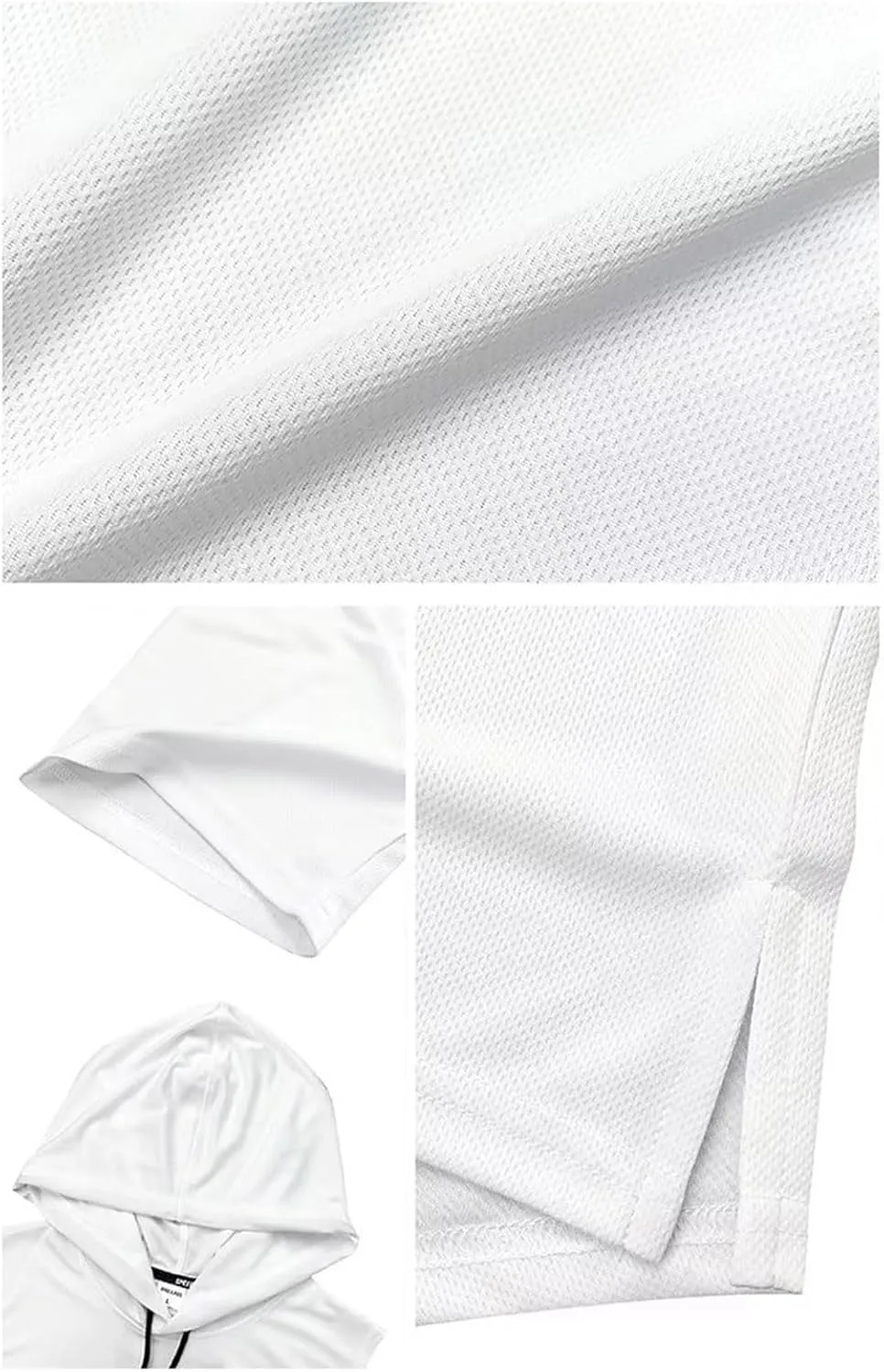 Mens T Shirt Summer Casual Fashion Trendy Thin Short Sleeve Hoodie White T Shirts for Men