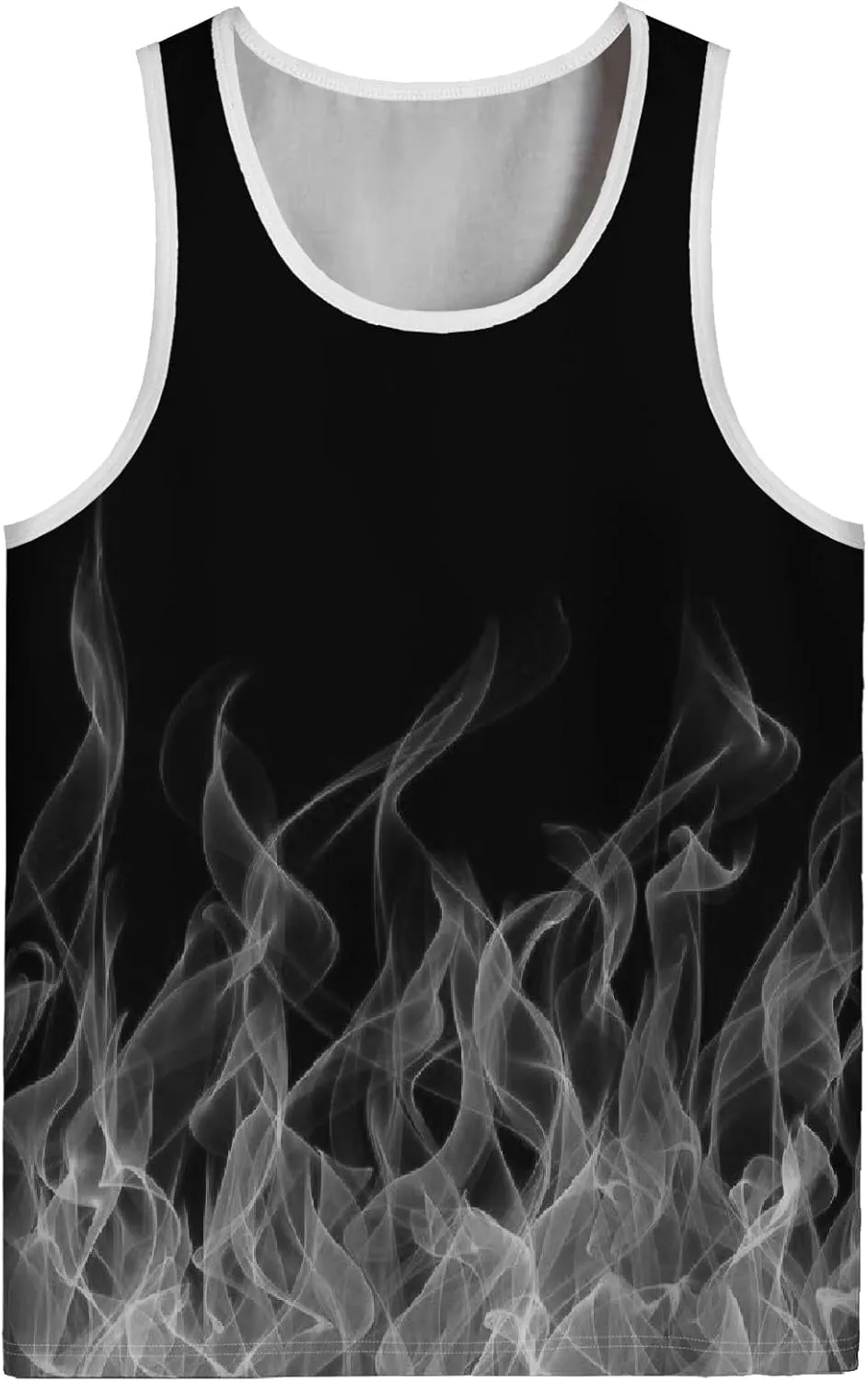 Mens Tank Tops Hawaiian Sleeveless Shirts Graphic Beach Coconut Tree Gym Tank Top
