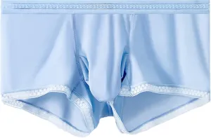 Men's underwear breathable cool panties translucent sexy men's ice silk panties