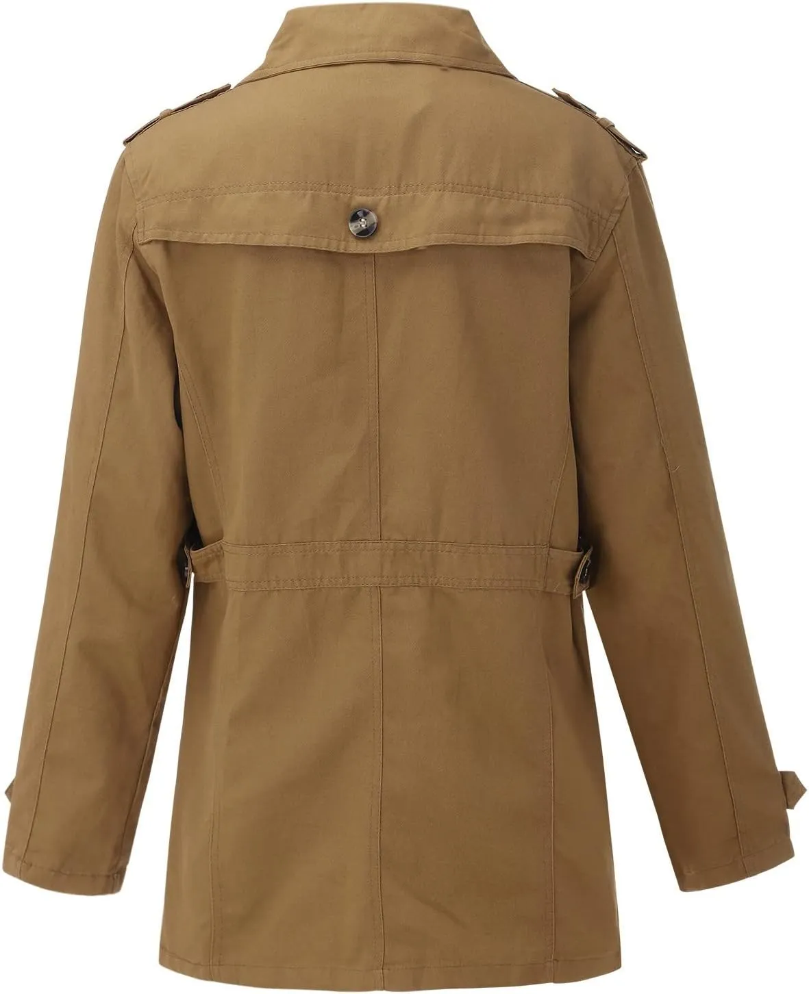 Mens Winter Coat Jacket Autumn&Winter Long Men's Solid Collar Sleeve Turn-down Top Men's Coats & Leather Trench Coat