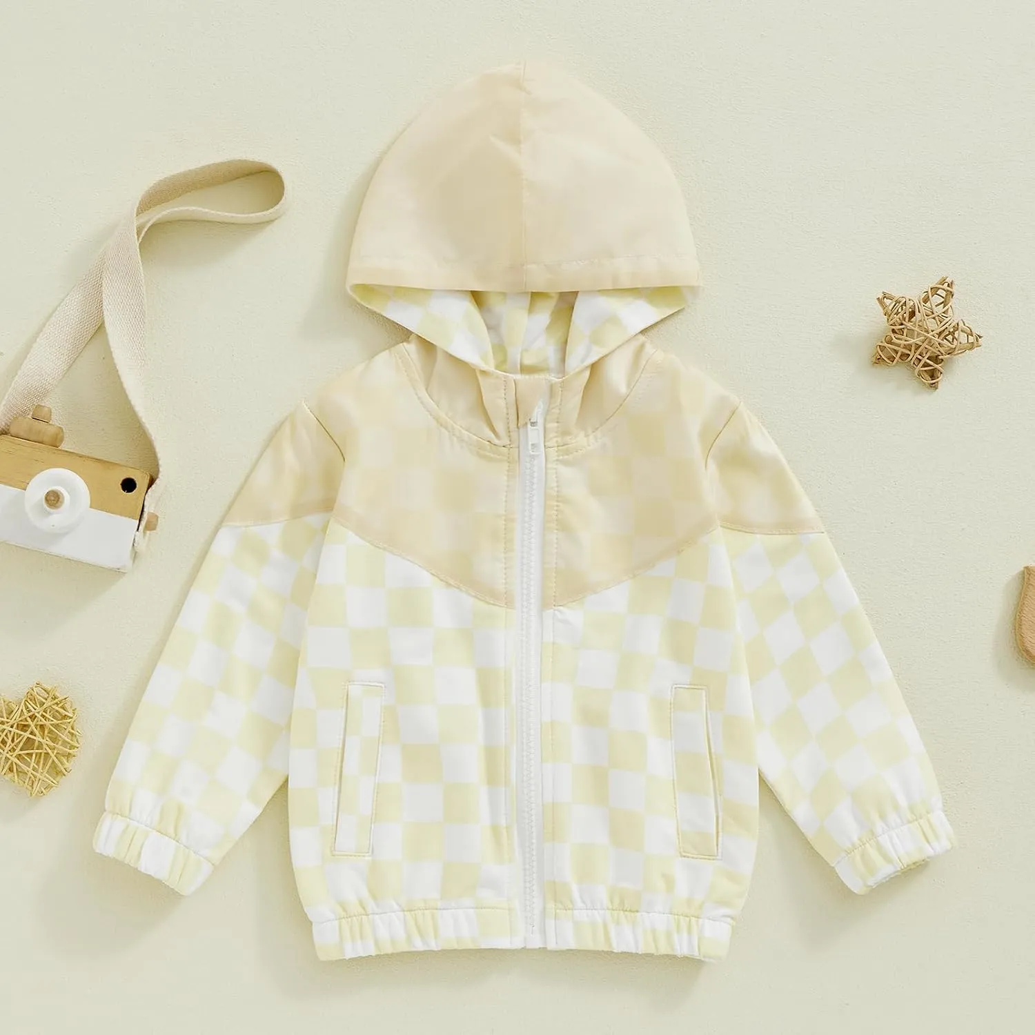 MERSARIPHY Toddler Boy Hoodies Baby Boy Jacket Lightweight Pocket Zip Up Hooded Jackets Baby Fall Winter Outwear