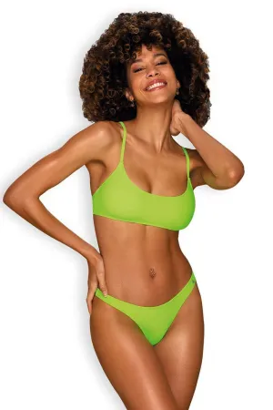 Mexico Beach Bikini Set Green, Size L (UK 12)