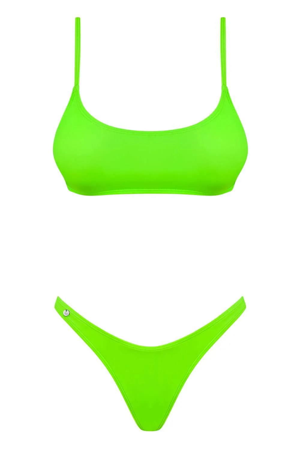 Mexico Beach Bikini Set Green, Size L (UK 12)