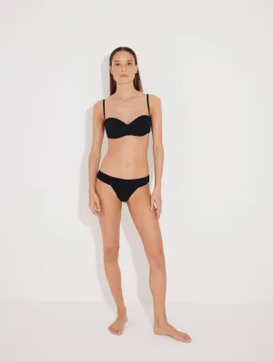 Nicoletta Black Bikini Bottom
