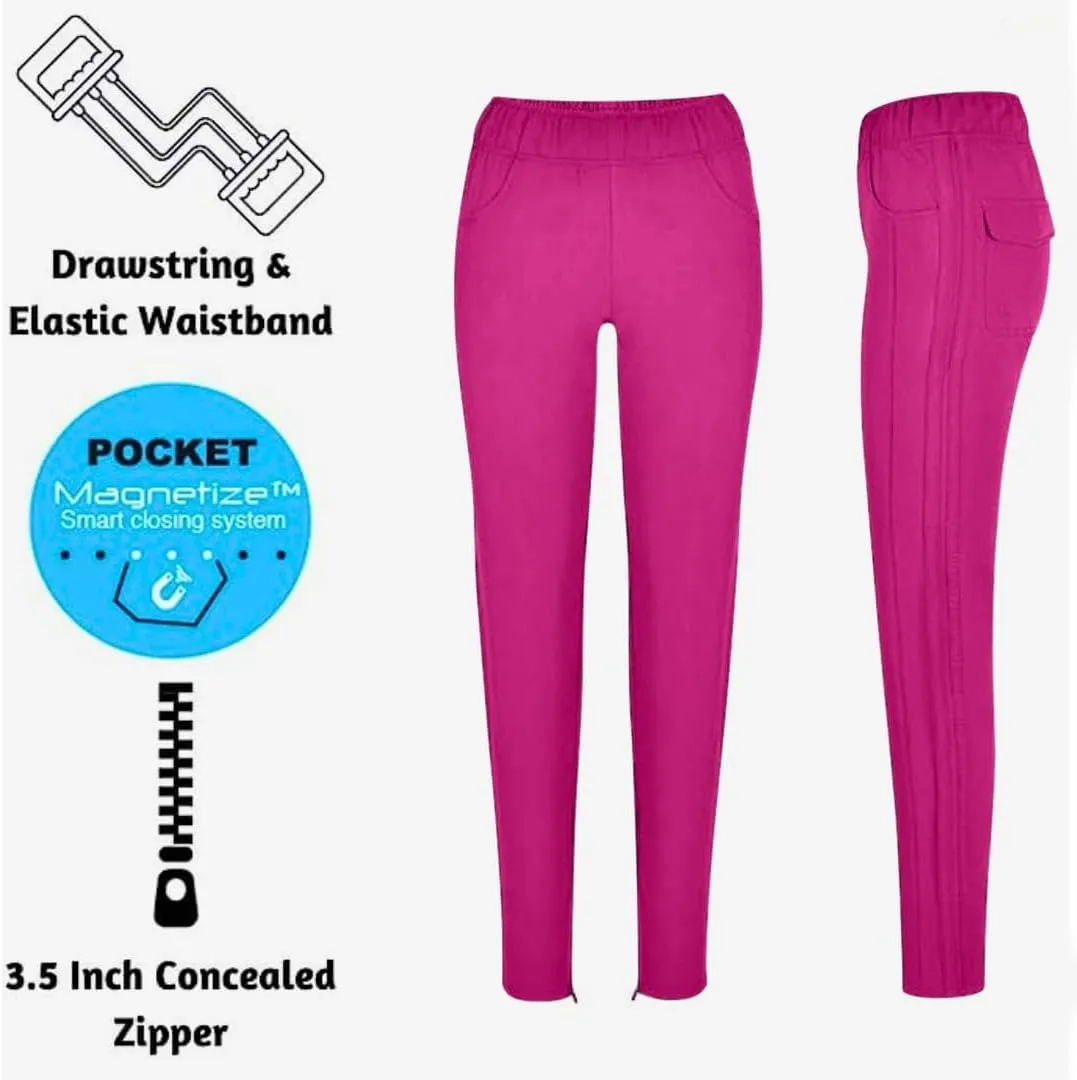Nursing Scrubs For Women Set 7 Pocket Tali & Maya Every Day Scrub Set For Women 3 Pocket Top 4 Pocket Bottom 5% Spandex