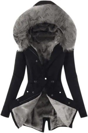 OIOLOYJM Women's Winter Heavy Thickened Puffer Down Warm Long Cotton Parka Jacket Casual Coats Snow Overwear