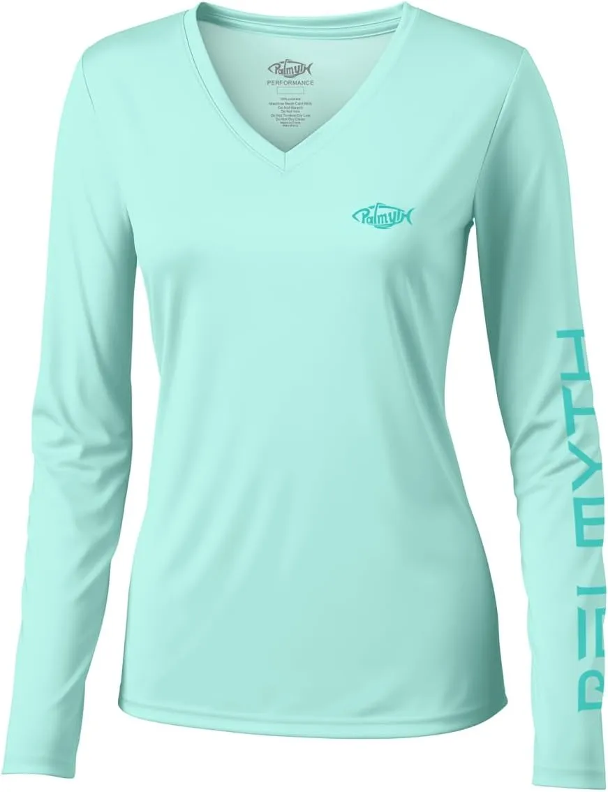 Palmyth Fishing Shirts for Women UPF 50  Sun Protection Long Sleeve T-Shirt