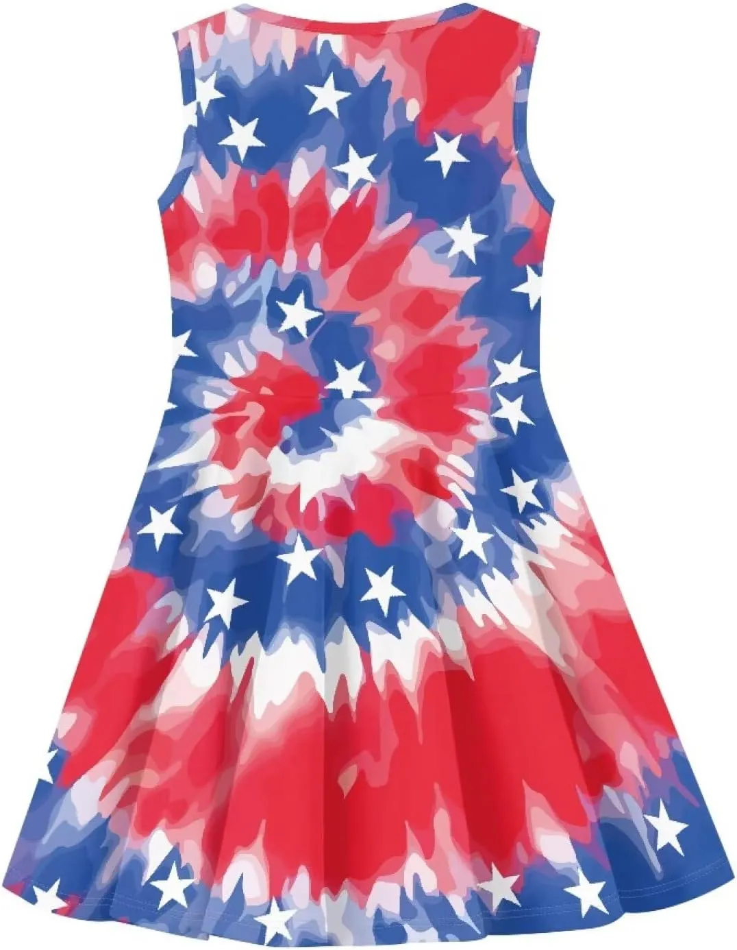 POLERO Mushroom Dress for Girls Summer Casual Party A-Line Midi Tank Dress Sleeveless Sundress for Kids 3-16 Years
