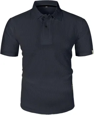 Polo T Shirts for Men Men's Polo Shirt Casual T Shirt Comfortable Button Slim Fit T Shirts for Man Summer