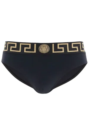 "sea border greek edge swim ABU01025 1A11119 BLACK GOLD GREEK KEY