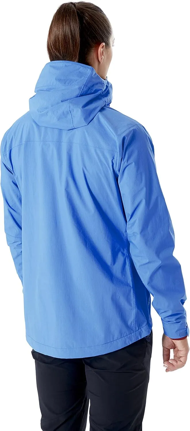 Rab Women's Downpour Plus 2.0 Waterproof Breathable Jacket for Hiking & Climbing
