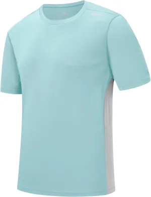 Rdruko Men's Rash Guard Swim Shirts Short Sleeve UPF 50  UV Protection Quick Dry Fishing Surf Active T Shirts