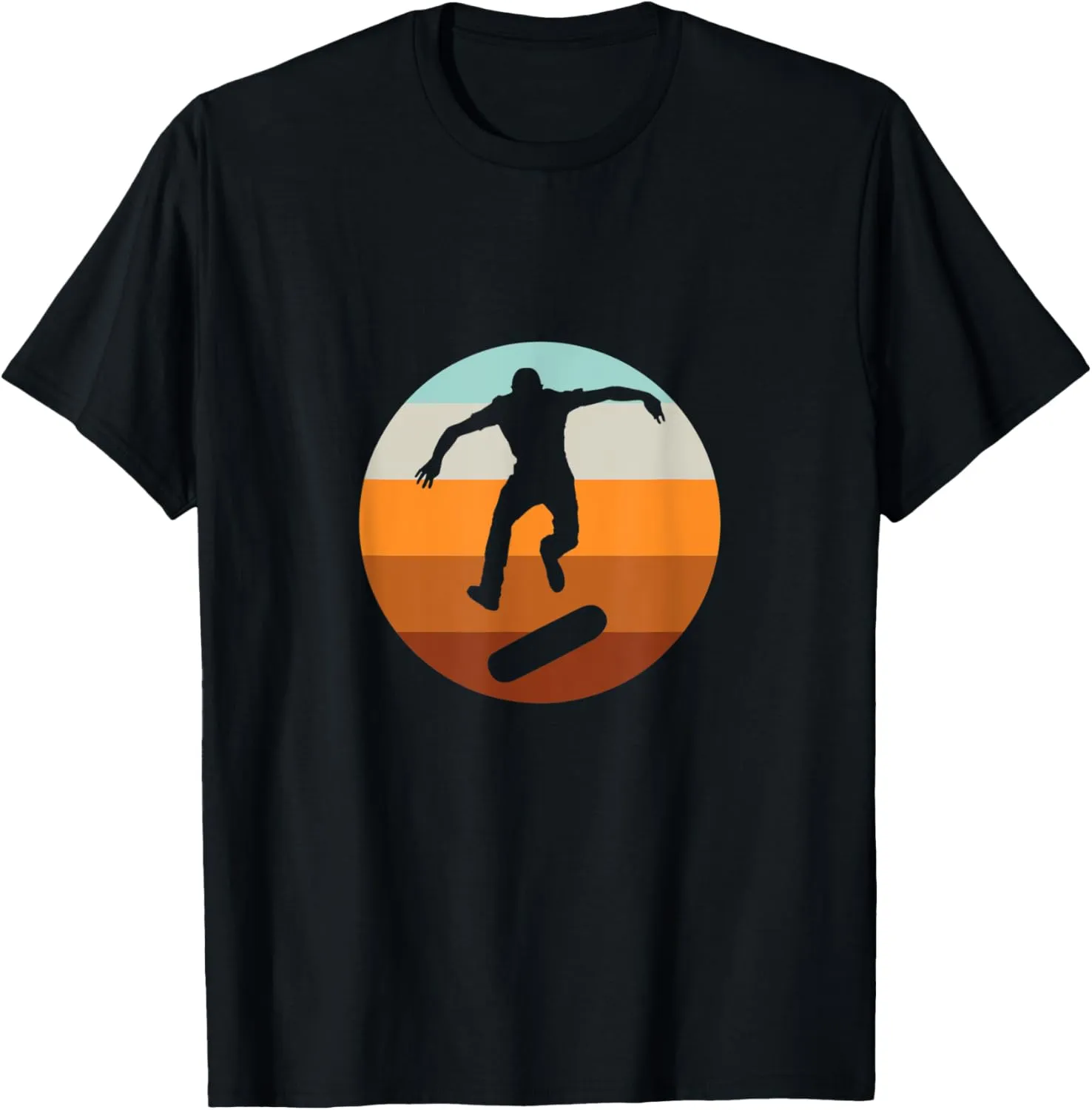 Retro Skateboarder Skateboarding Skateboard Skater Graphic T-Shirt