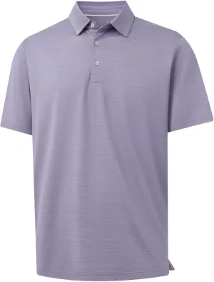 Rouen Polo Shirts for Men Dry Fit Performance Moisture Wicking Casual Jacquard Heather Collared Mens Golf Shirts Short Sleeve