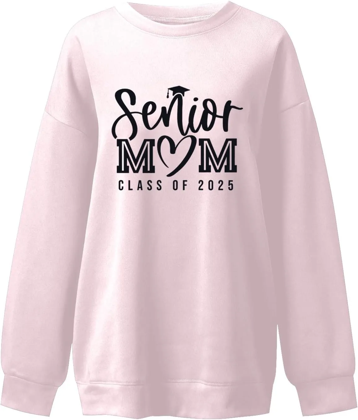 Senior Class of 2025 Sweatshirt Fall Outfits for Women Senior 2025 Proud Mom of Graduate Oversized Crewneck Shirts
