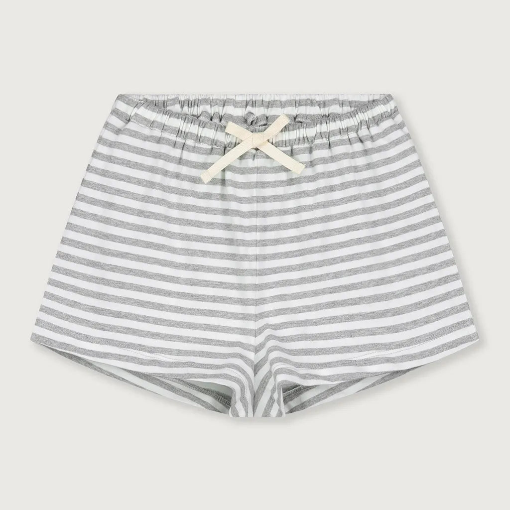 Shorts Oversized Grey Melange Off White