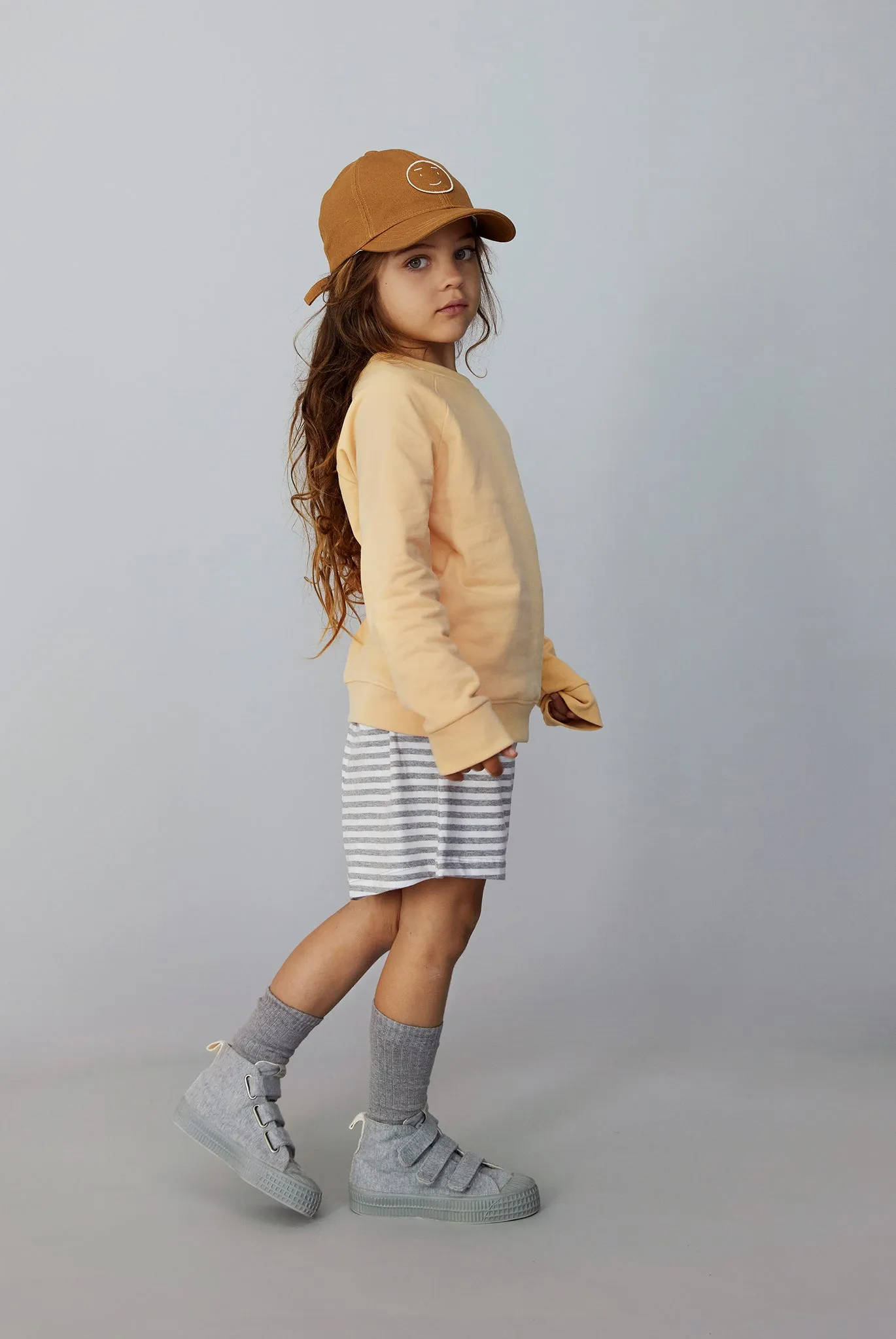 Shorts Oversized Grey Melange Off White