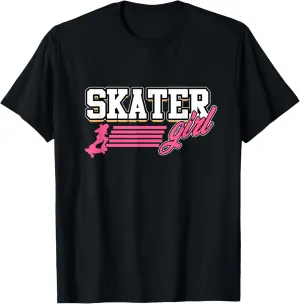 Skater Girl Skateboarding Skateboarder Skateboard Graphic T-Shirt