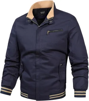 Slim Fit Outerwear Rain Jacket for Men Lightweight Soft Shell Mountain Windbreaker Hooded Coat Work Coats