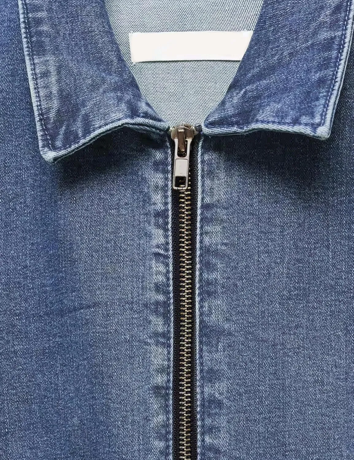 Slim Zip Up Denim Jumpsuit for Women Sexy Short Sleeve Flare Jeans Long Pants One Piece Rompers with Pockets