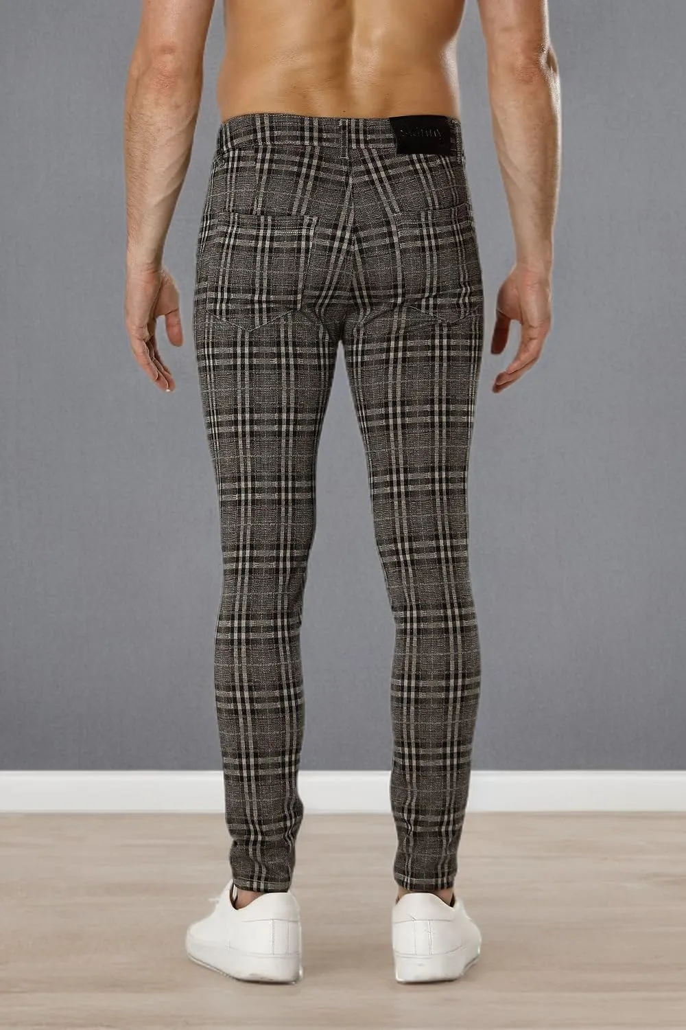 smawell Mens Chinos Skinny Pants Slim Fit Stretch Casual Dress Pants