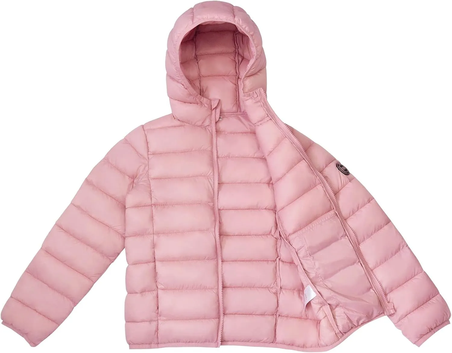 SOLOCOTE Girls Winter Coats Lightweight Water-Resistant Windproof Packable Hooded Down Like Padding Jacket 4-12 Years
