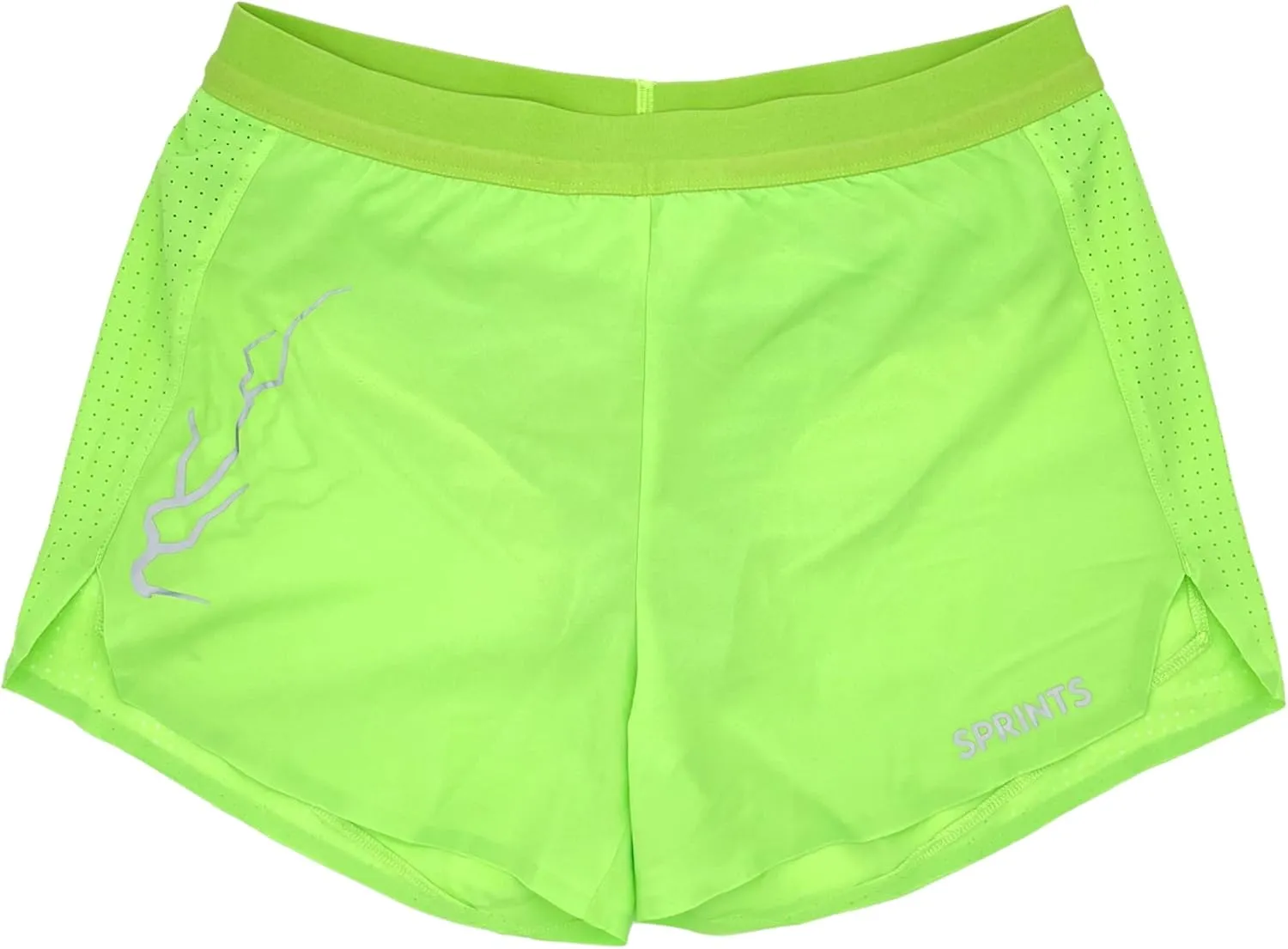 Sprints Women's High-Waisted Running Shorts with Liner, Back Pocket & Drawcord, Ultralight & Breathable