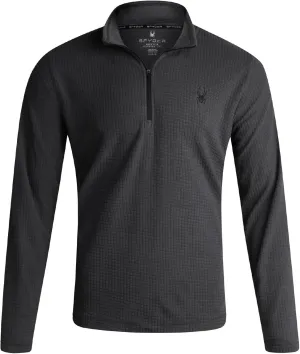 Spyder Mens Quarter Zip Pullover Sweatshirt - Athletic Fleece Sweater Quarter Zip Pullover Men - Mock Neck Sweatshirt for Men