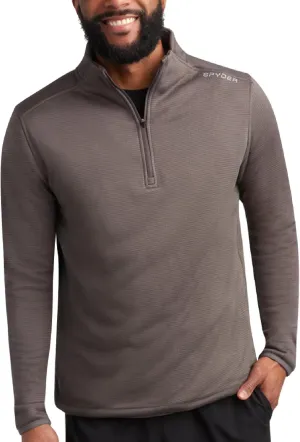 Spyder Mens Quarter Zip Pullover Sweatshirt - Athletic Fleece Sweater Quarter Zip Pullover Men - Mock Neck Sweatshirt for Men