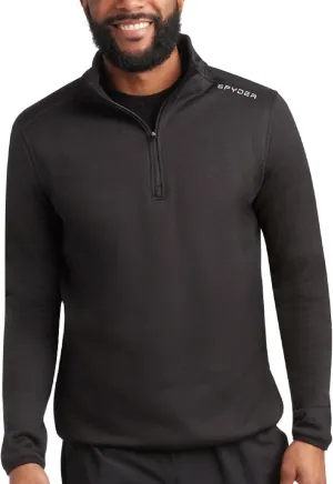 Spyder Mens Quarter Zip Pullover Sweatshirt - Athletic Fleece Sweater Quarter Zip Pullover Men - Mock Neck Sweatshirt for Men