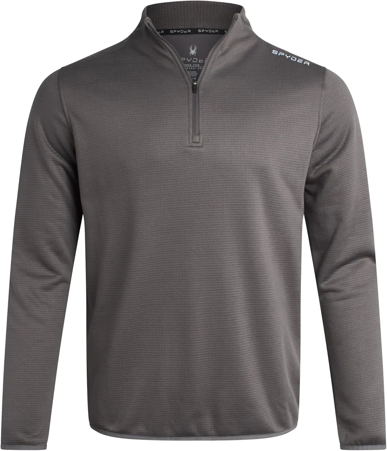Spyder Mens Quarter Zip Pullover Sweatshirt - Athletic Fleece Sweater Quarter Zip Pullover Men - Mock Neck Sweatshirt for Men
