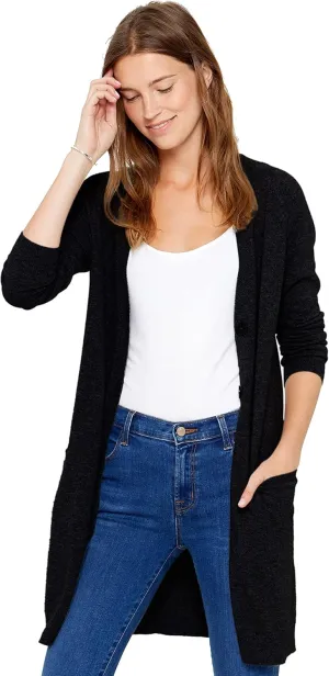 State Cashmere Women's Button Front Cardigan 100% Pure Cashmere V Neck Fashion Sweater Dress with Pockets