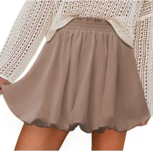 Summer Mini Skirt Solid Color Pure Comfort Skirts Fashion Lightweight Cozy Cute Y2k Preppy Skirts for Sports