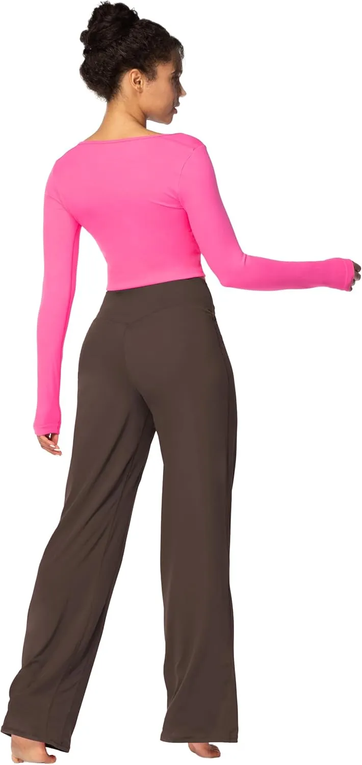 Sunzel Yoga Pants for Women Straight Wide Leg High Waisted Lounge Pants