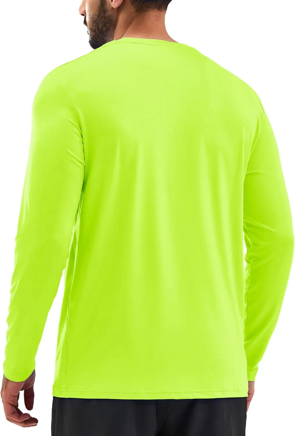 TACVASEN Men's Long Sleeve UPF 80  Shirts Sun Protection UV SPF Shirts Rash Guard Fishing Running Quick Dry Lightweight